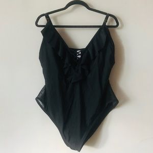 No Boundaries Black One-Piece Swimsuit